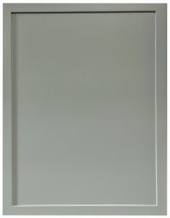 Slim Pine Green (SPG) kitchen cabinet sample from the LeviArs Slim Shaker Collection