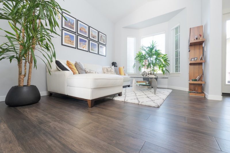 Flooring and staircase remodeling with coordinated treads, landings and transitions, view 14 of 16
