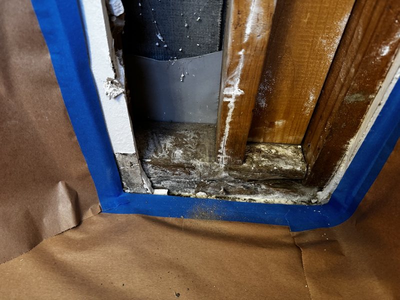 Residential water remediation and interior construction preparation work, view 12 of 19