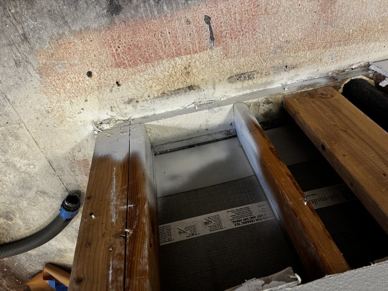 Residential water remediation and interior construction preparation work, view 17 of 19