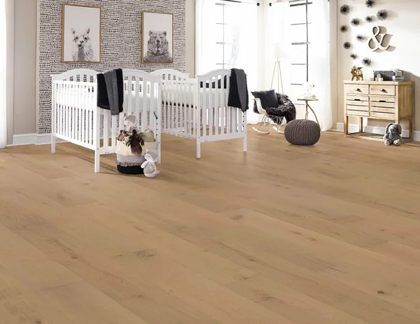 Compass Materials Astoria Pro-NAO5 — Engineered hardwood · European Oak flooring selection with LeviArs Design & Remodeling