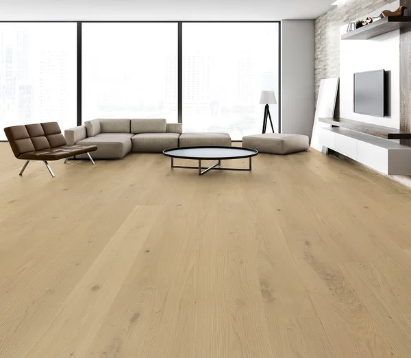 Compass Materials Avalon-GEO8-9" — Engineered hardwood · European Oak flooring selection with LeviArs Design & Remodeling