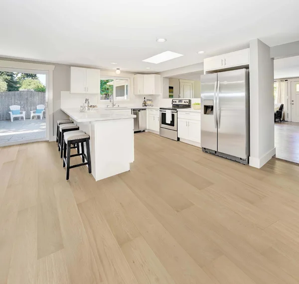 Compass Materials Ethereal-GA08 — Engineered hardwood · European Oak flooring selection with LeviArs Design & Remodeling