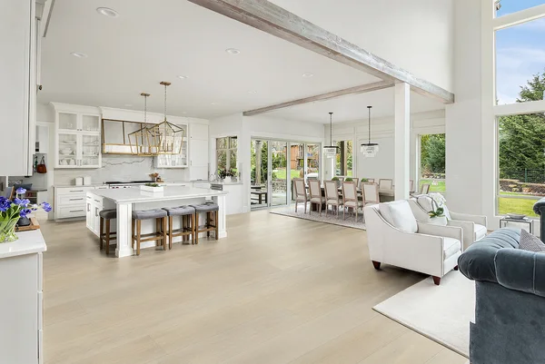 Compass Materials Mount Rainier-PWI3-PLUS — Engineered hardwood · European Oak flooring selection with LeviArs Design & Remodeling