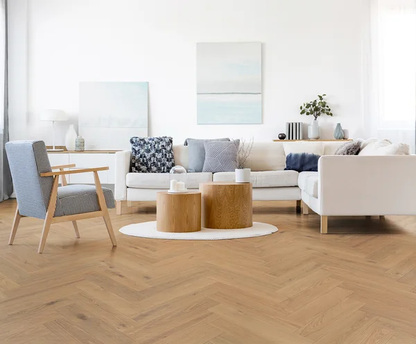 Compass Materials PENINSULA-HERRINGBONE-GEO10 — Engineered hardwood · European Oak flooring selection with LeviArs Design & Remodeling