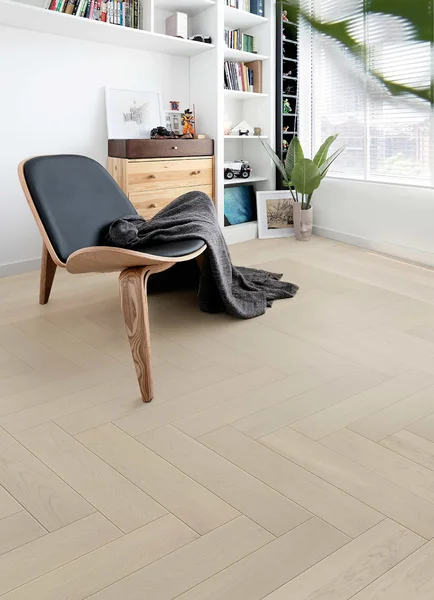 Compass Materials Polaris-Herringbone-GA010 — Engineered hardwood · Oak flooring selection with LeviArs Design & Remodeling