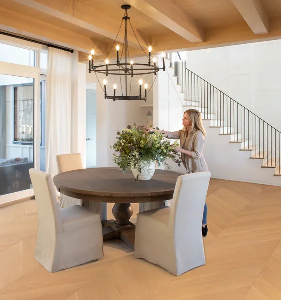 CRAFT Calais — Engineered white oak flooring selection with LeviArs Design & Remodeling