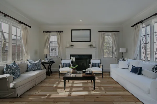Crestwood 7.5" Hickory Natural — Engineered hickory flooring selection with LeviArs Design & Remodeling
