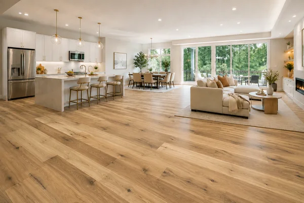 Crestwood 7.5" Oak Hastings — Engineered oak flooring selection with LeviArs Design & Remodeling