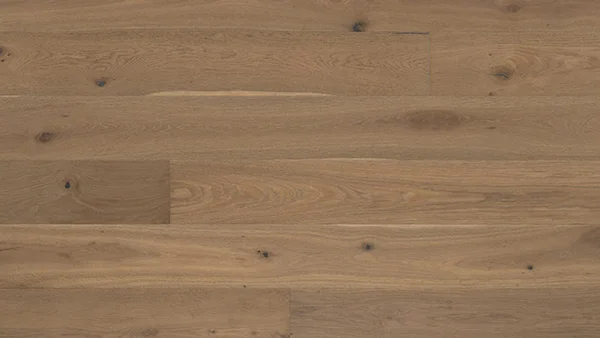 Kentwood Brushed Oak Surfside — Engineered hardwood flooring selection with LeviArs Design & Remodeling