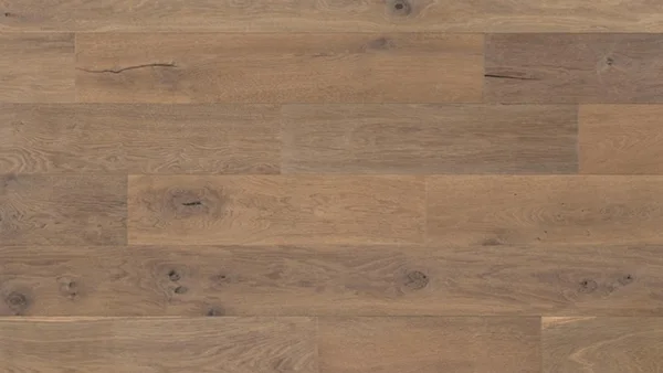 Kentwood Distressed Oak Spurlock — Engineered hardwood flooring selection with LeviArs Design & Remodeling