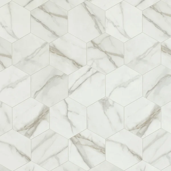 Mannington Carrara Pearl · 130471 — Luxury Vinyl Sheet flooring selection with LeviArs Design & Remodeling