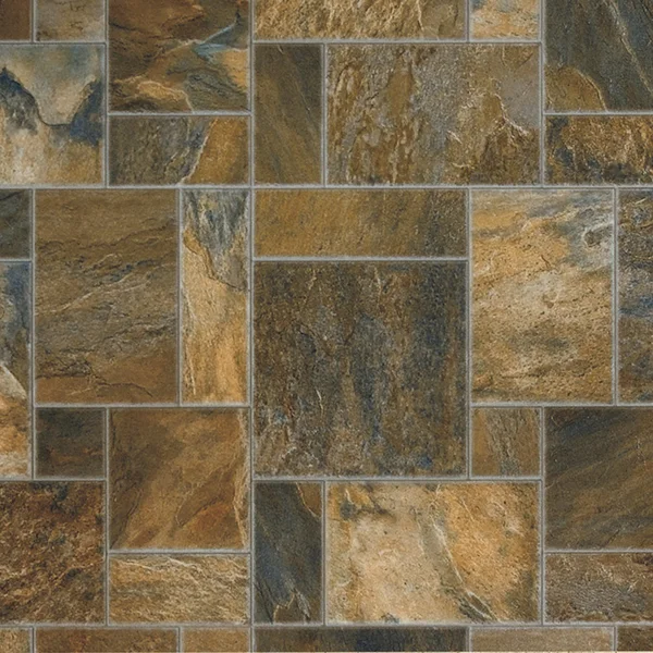 Mannington City Plaza Calico · 130110 — Luxury Vinyl Sheet flooring selection with LeviArs Design & Remodeling