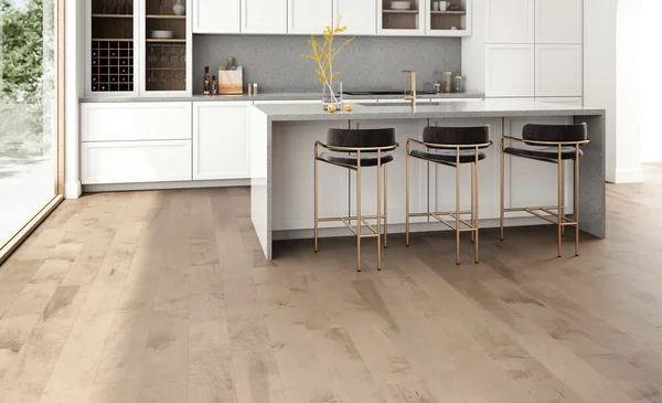 Mercier Hard Maple Breeze — Solid and engineered hardwood flooring selection with LeviArs Design & Remodeling