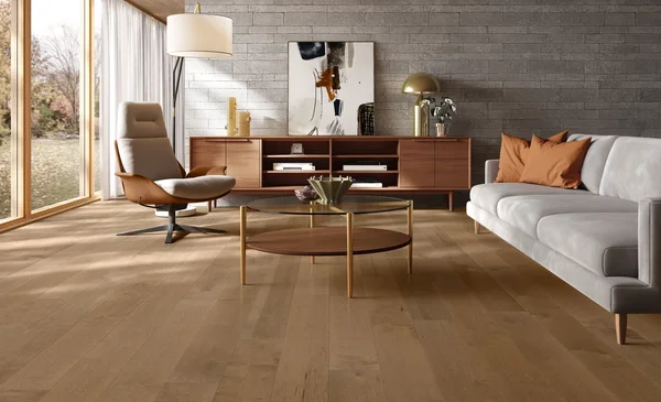 Mercier Hard Maple Crown — Solid and engineered hardwood flooring selection with LeviArs Design & Remodeling