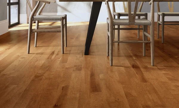 Mercier Hard Maple Gunstock — Solid and engineered hardwood flooring selection with LeviArs Design & Remodeling