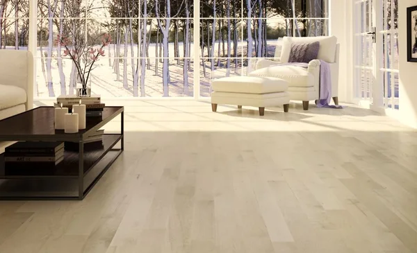 Mercier Hard Maple Ivoor — Solid and engineered hardwood flooring selection with LeviArs Design & Remodeling