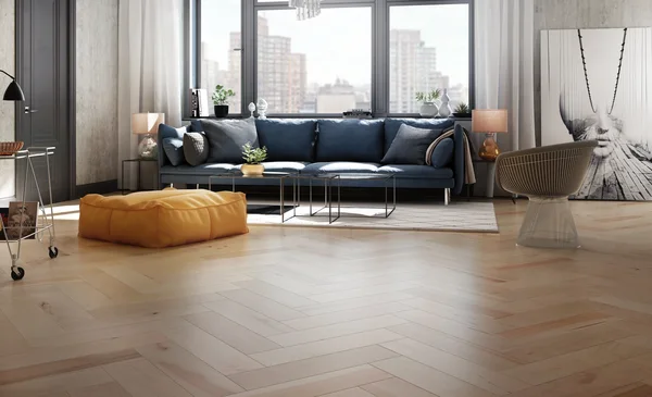 Mercier Hard Maple Madera — Engineered hardwood flooring selection with LeviArs Design & Remodeling