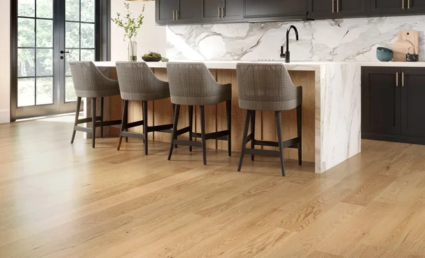 Mercier Red Oak Naked — Solid and engineered hardwood flooring selection with LeviArs Design & Remodeling