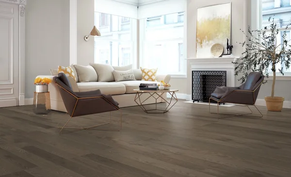 Mercier Red Oak Stone — Solid and engineered hardwood flooring selection with LeviArs Design & Remodeling
