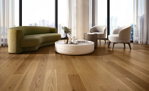 Mercier White Oak Natural — Solid and engineered hardwood flooring selection with LeviArs Design & Remodeling