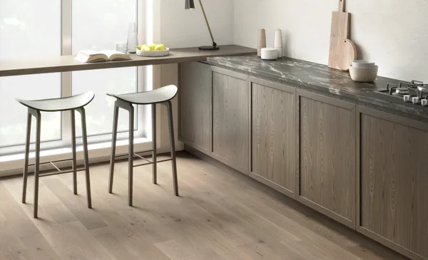 Mercier White Oak Silk — Solid and engineered hardwood flooring selection with LeviArs Design & Remodeling