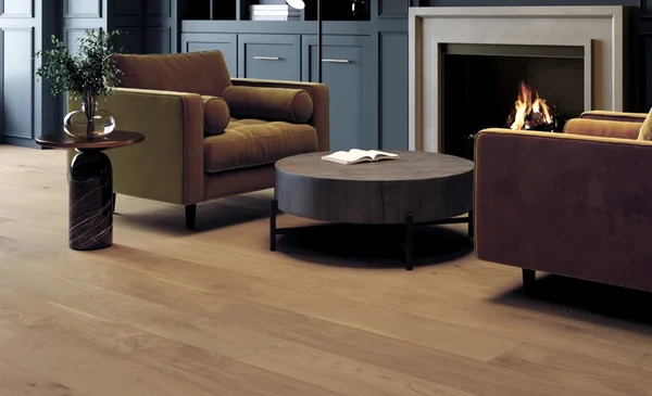 Mercier White Oak Starlight — Engineered hardwood flooring selection with LeviArs Design & Remodeling