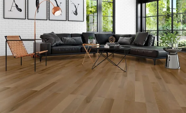 Mercier Yellow Birch English Tea — flooring selection with LeviArs Design & Remodeling