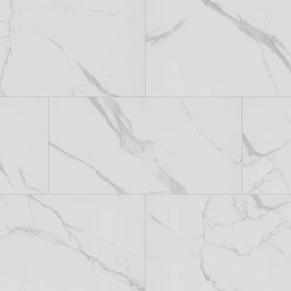 MSI Roman Statuario — Porcelain flooring selection with LeviArs Design & Remodeling