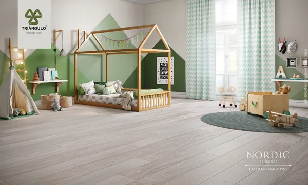 Triângulo Brazilian Oak Alpine — Engineered Hardwood flooring selection with LeviArs Design & Remodeling