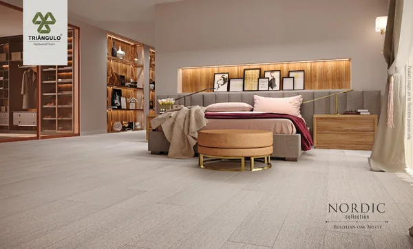 Triângulo Brazilian Oak Belyst — Engineered Hardwood flooring selection with LeviArs Design & Remodeling