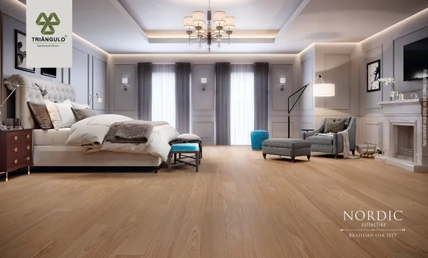 Triângulo Brazilian Oak Lett — Engineered Hardwood flooring selection with LeviArs Design & Remodeling