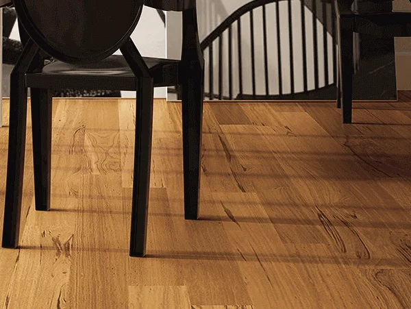 Triângulo Tigerwood — Engineered Hardwood flooring selection with LeviArs Design & Remodeling