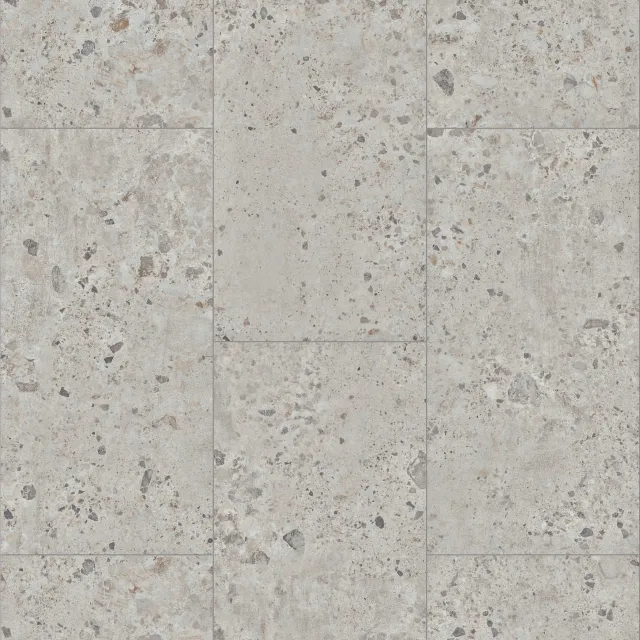 COREtec Morning Fog Terrazzo · CRT02-01039 — flooring selection with LeviArs Design & Remodeling
