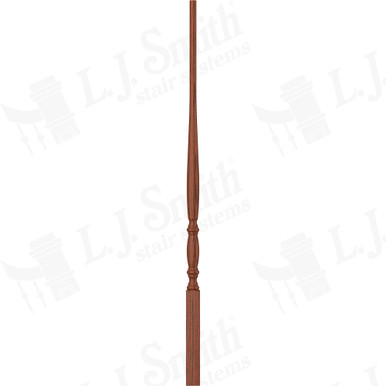 L.J. Smith 1-1/4" Pin Top Baluster · LJ-2011-BRZC 34 — stair parts selection with LeviArs Design & Remodeling