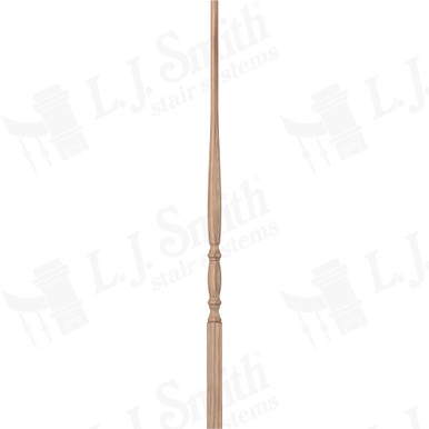 L.J. Smith 1-1/4" Pin Top Baluster · LJ-2011-HK 34 — stair parts selection with LeviArs Design & Remodeling