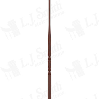 L.J. Smith 1-1/4" Pin Top Baluster · LJ-2011-MH 34 — stair parts selection with LeviArs Design & Remodeling