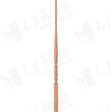 L.J. Smith 1-1/4" Pin Top Baluster · LJ-2011-O 34 — stair parts selection with LeviArs Design & Remodeling