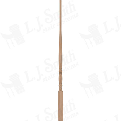 L.J. Smith 1-1/4" Pin Top Baluster · LJ-2011-P 34 — stair parts selection with LeviArs Design & Remodeling