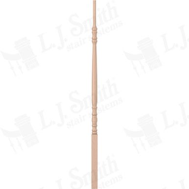 L.J. Smith 1-1/4" Pin Top Baluster · LJ-5200-M 38 — stair parts selection with LeviArs Design & Remodeling