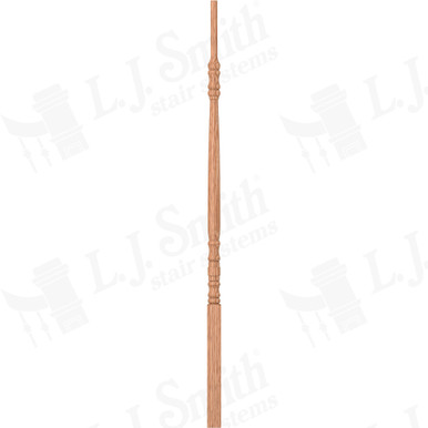 L.J. Smith 1-1/4" Pin Top Baluster · LJ-5200-O 38 — stair parts selection with LeviArs Design & Remodeling