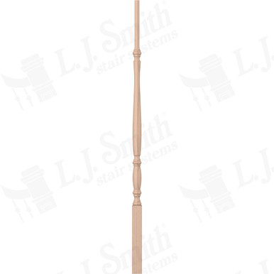 L.J. Smith 1-1/4" Pin Top Baluster · LJP-2415-M 34 — stair parts selection with LeviArs Design & Remodeling