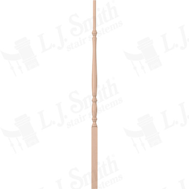 L.J. Smith 1-1/4" Pin Top Baluster · LJP-2415-M 38 — stair parts selection with LeviArs Design & Remodeling