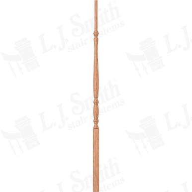 L.J. Smith 1-1/4" Pin Top Baluster · LJP-2415-O 38 — stair parts selection with LeviArs Design & Remodeling