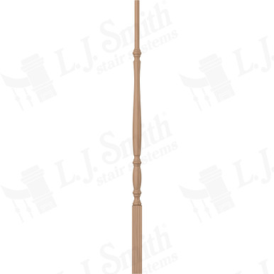 L.J. Smith 1-1/4" Pin Top Baluster · LJP-2415-P 34 — stair parts selection with LeviArs Design & Remodeling