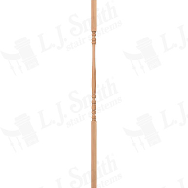 L.J. Smith 1-1/4" Square Top Baluster · LJ-5004-AL 42 — stair parts selection with LeviArs Design & Remodeling
