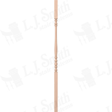 L.J. Smith 1-1/4" Square Top Baluster · LJ-5004-B 42 — stair parts selection with LeviArs Design & Remodeling