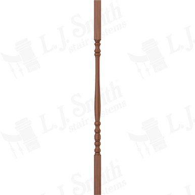 L.J. Smith 1-1/4" Square Top Baluster · LJ-5004-C 34 — stair parts selection with LeviArs Design & Remodeling