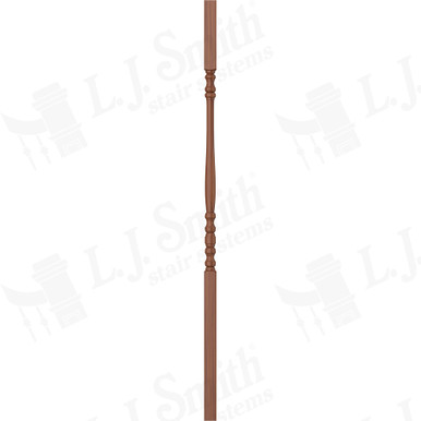 L.J. Smith 1-1/4" Square Top Baluster · LJ-5004-C 42 — stair parts selection with LeviArs Design & Remodeling