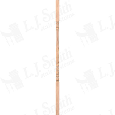 L.J. Smith 1-1/4" Square Top Baluster · LJ-5004-H 38 — stair parts selection with LeviArs Design & Remodeling